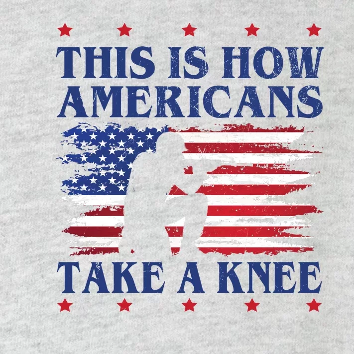 This Is How Americans Take A Knee Toddler Long Sleeve Shirt