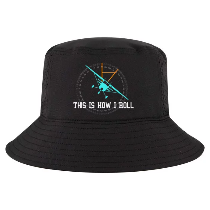 This Is How We Roll Pilot Funny Airplane Aircraft Cool Comfort Performance Bucket Hat