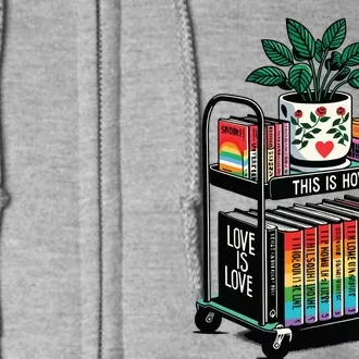 This Is How I Roll Pride Lgbtqia Library Full Zip Hoodie