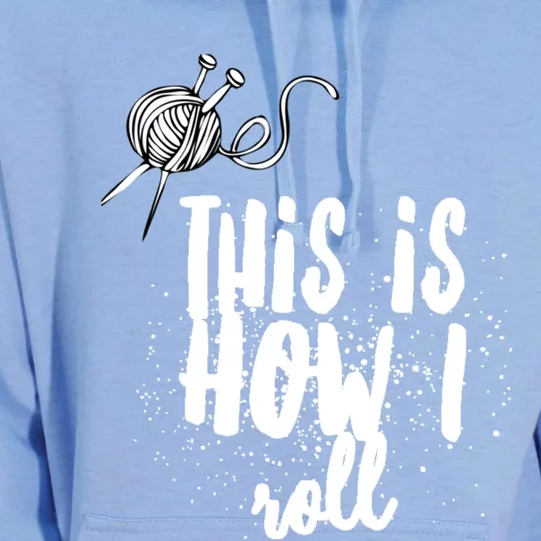 This Is How I Roll Funny Quote Crocheting Lovers Gift Unisex Surf Hoodie