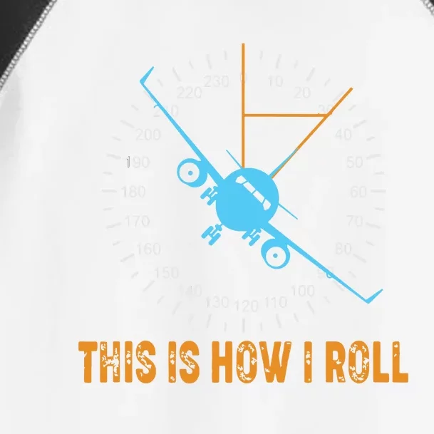 This Is How I Roll Airplane Pilot Shirts Aviation Toddler Fine Jersey T-Shirt