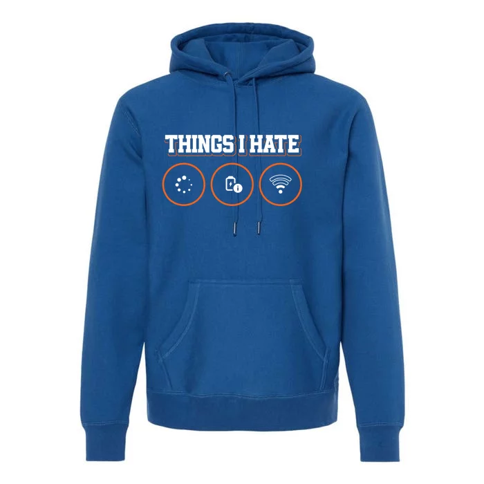 Things I Hate Programmer Gift Premium Hoodie