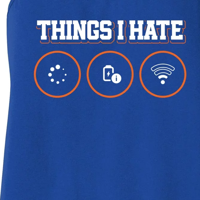 Things I Hate Programmer Gift Women's Racerback Tank