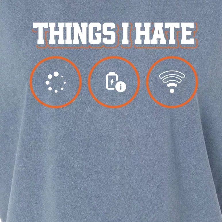 Things I Hate Programmer Gift Garment-Dyed Women's Muscle Tee