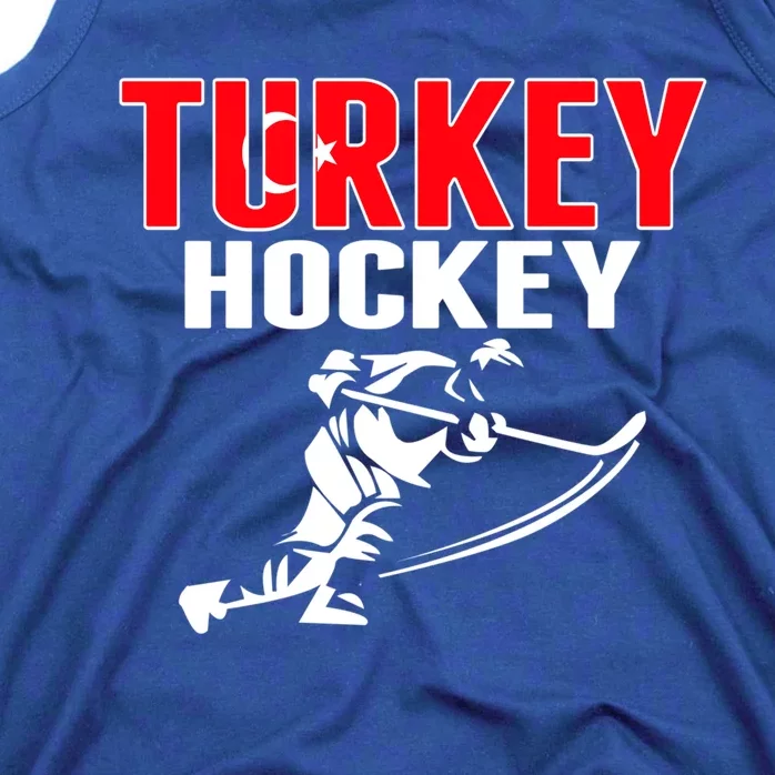 Turkey Ice Hockey Fans Jersey Turkish Hockey Team Supporter Great Gift Tank Top