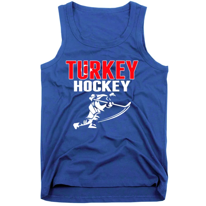 Turkey Ice Hockey Fans Jersey Turkish Hockey Team Supporter Great Gift Tank Top