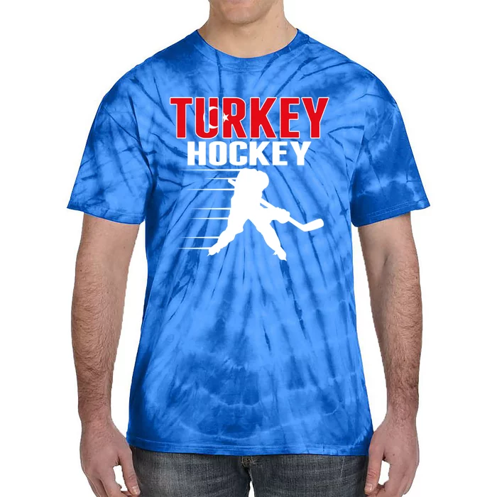 Turkey Ice Hockey Fans Jersey Turkish Hockey Team Supporter Cool Gift Tie-Dye T-Shirt