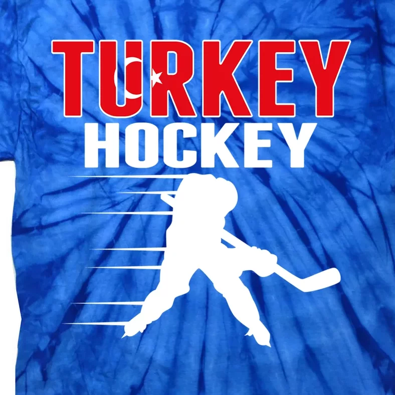 Turkey Ice Hockey Fans Jersey Turkish Hockey Team Supporter Cool Gift Tie-Dye T-Shirt