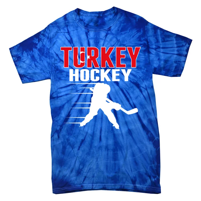 Turkey Ice Hockey Fans Jersey Turkish Hockey Team Supporter Cool Gift Tie-Dye T-Shirt