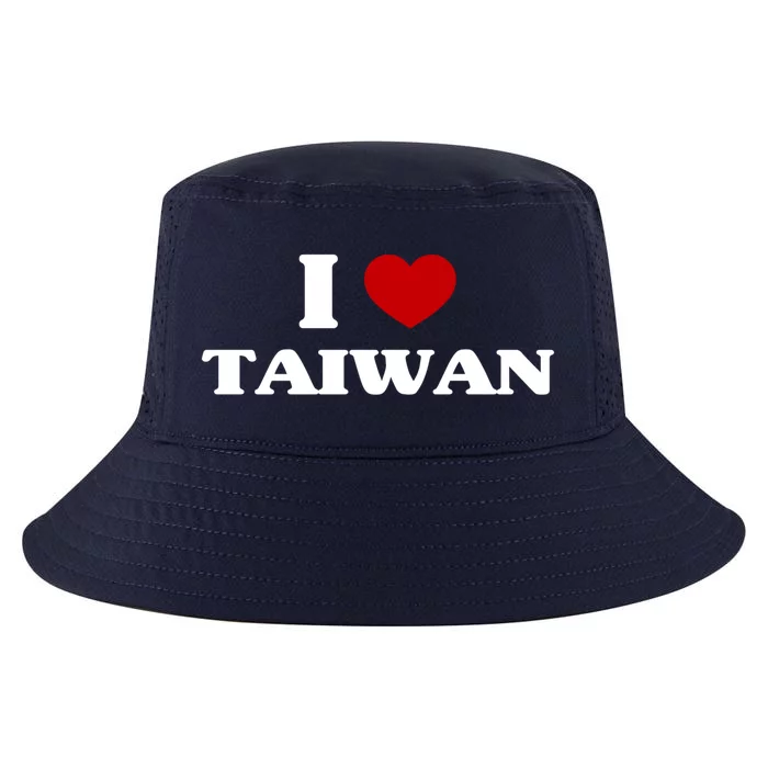 Taiwan I Heart Taiwan Souvenir I Love Taiwan Gift Cool Comfort Performance Bucket Hat