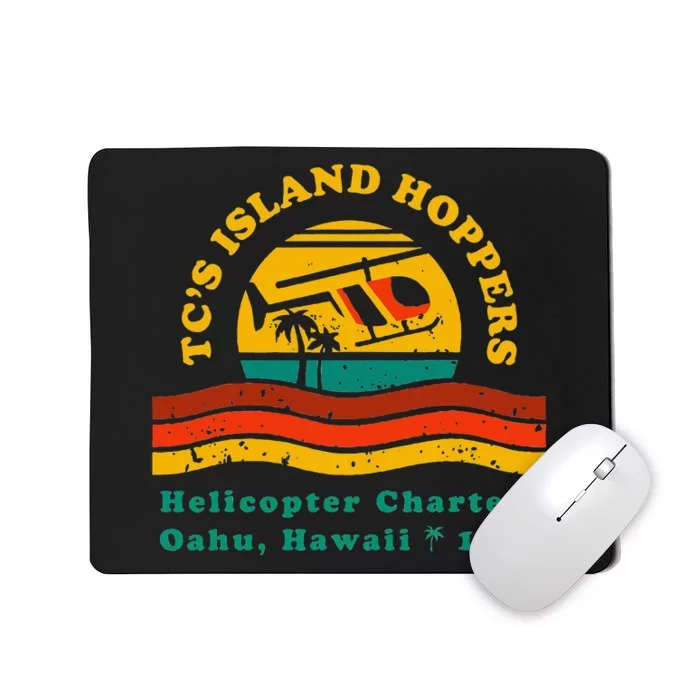 TcS Island Hoppers Helicopter Charters Hawaii Since 1980 Mousepad