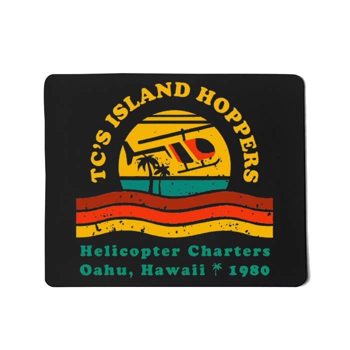 TcS Island Hoppers Helicopter Charters Hawaii Since 1980 Mousepad