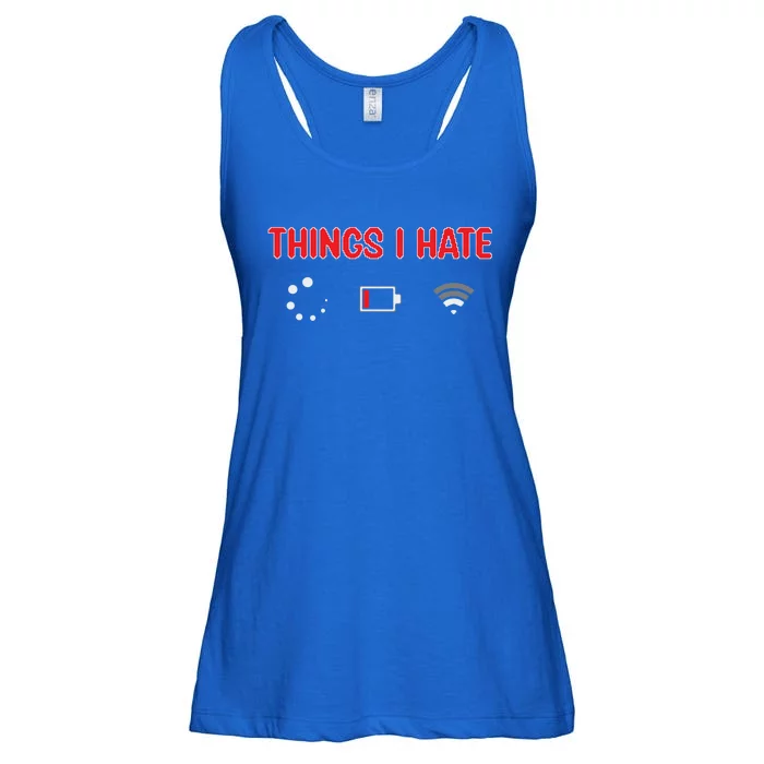 Things I Hate Programmer Software Developer Engineer Coder Gift Ladies Essential Flowy Tank