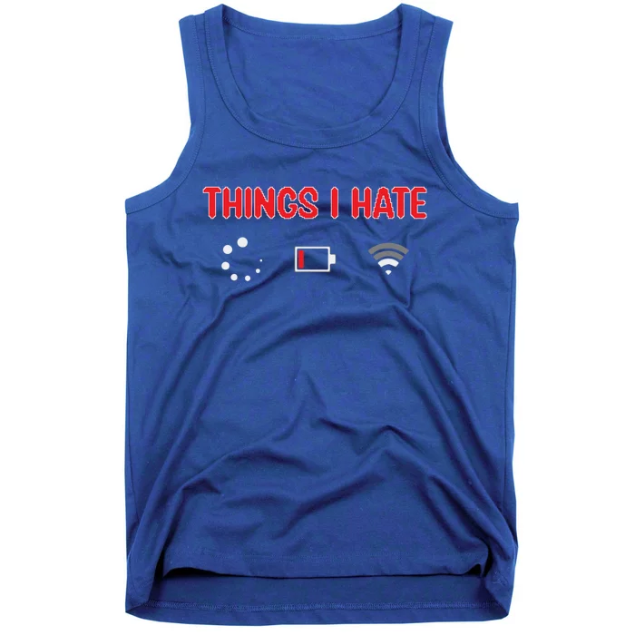 Things I Hate Programmer Software Developer Engineer Coder Gift Tank Top