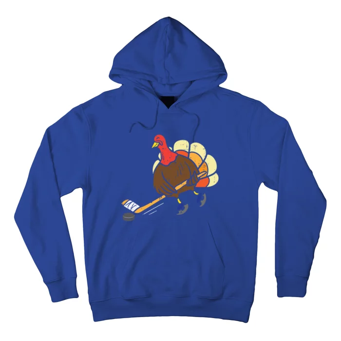 Turkey Ice Hockey Funny Thanksgiving Sport Cool Gift Hoodie