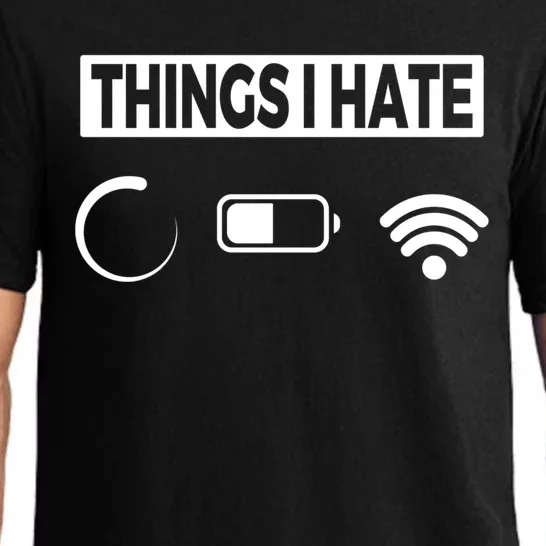 Things I Hate Technology Software Script Html Network Gift Pajama Set