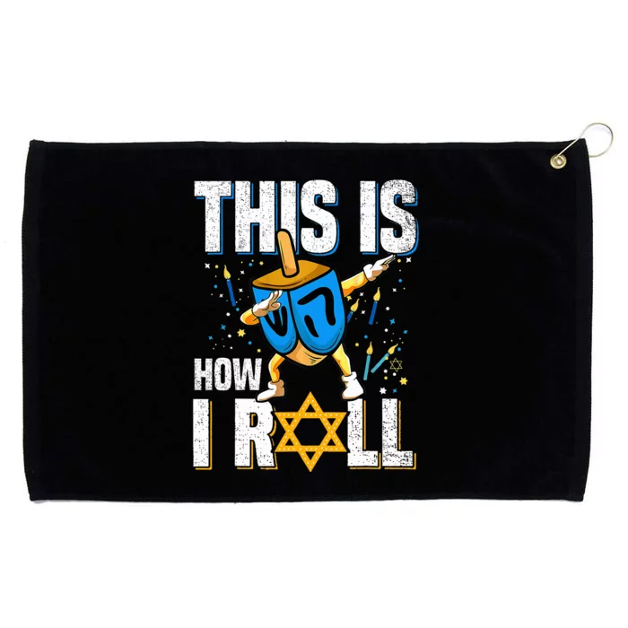 This Is How I Roll Hanukkah Dreidel Chanukah Grommeted Golf Towel