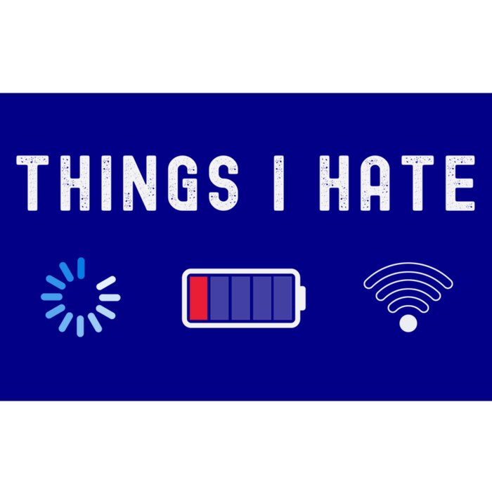 Things I Hate Programmer Gamer Computer Nerd Funny Gift Idea Gift Bumper Sticker