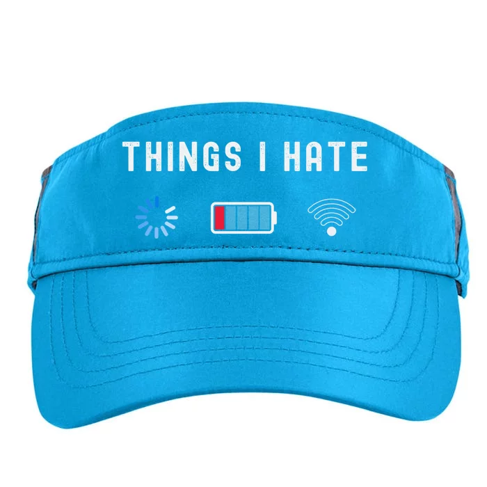 Things I Hate Programmer Gamer Computer Nerd Funny Gift Idea Gift Adult Drive Performance Visor