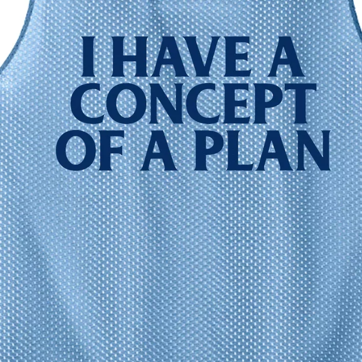 Trump I Have A Concept Of A Plan Mesh Reversible Basketball Jersey Tank