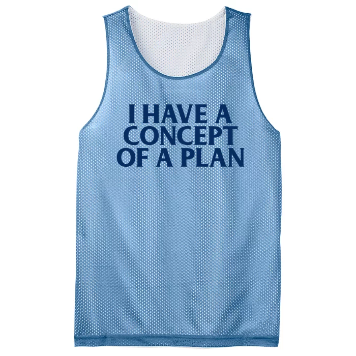 Trump I Have A Concept Of A Plan Mesh Reversible Basketball Jersey Tank