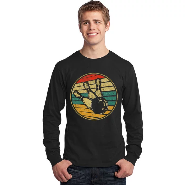 This Is How I Roll Vintage Retro Bowling 60s 70s Bowler Tall Long Sleeve T-Shirt