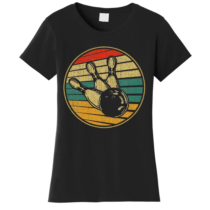 This Is How I Roll Vintage Retro Bowling 60s 70s Bowler Women's T-Shirt