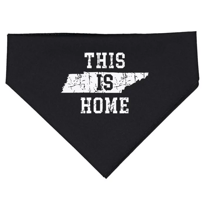 This Is Home Tennessee Vintage USA-Made Doggie Bandana