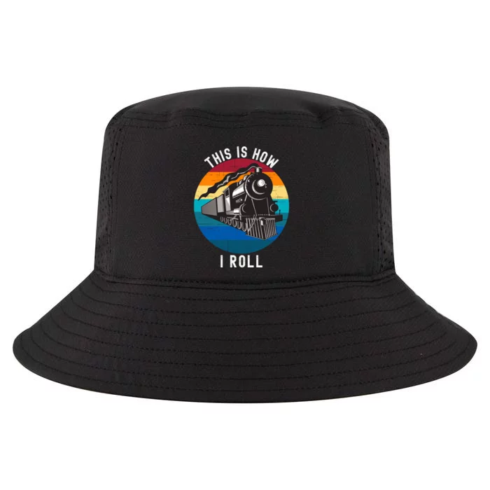 This Is How I Roll Train Funny Locomotive & Railroad Lover Cool Comfort Performance Bucket Hat