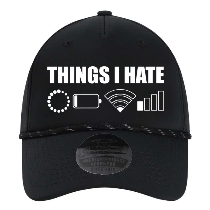 Things I Hate Meaningful Gift Funny Computer Scientist And Gamer Gift Performance The Dyno Cap