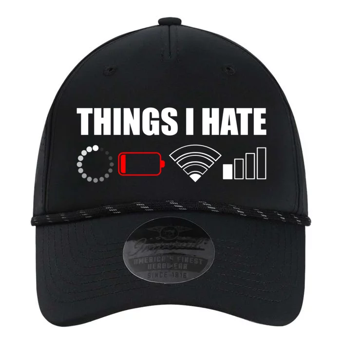 Things I Hate Cute Gift Funny Computer Scientist And Gamer Cute Gift Performance The Dyno Cap