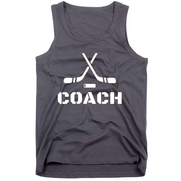 Trainer Ice Hockey Sport Hobby Ball Fun Tank Top