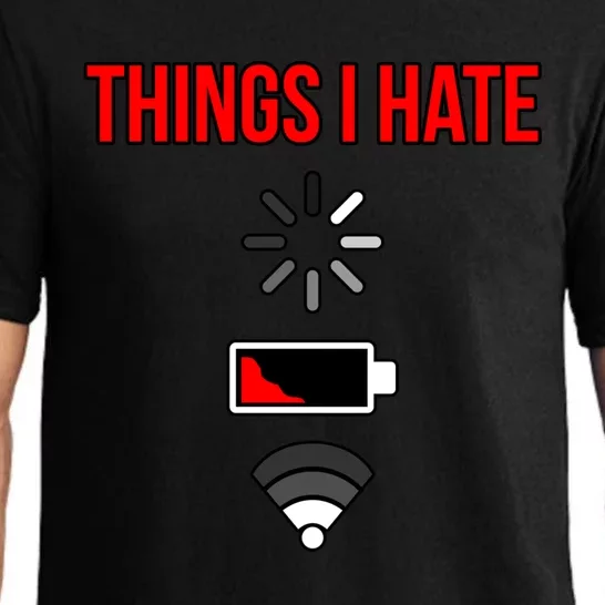 Things I Hate Computer It Tech Software Programmer Graphic Gift Pajama Set