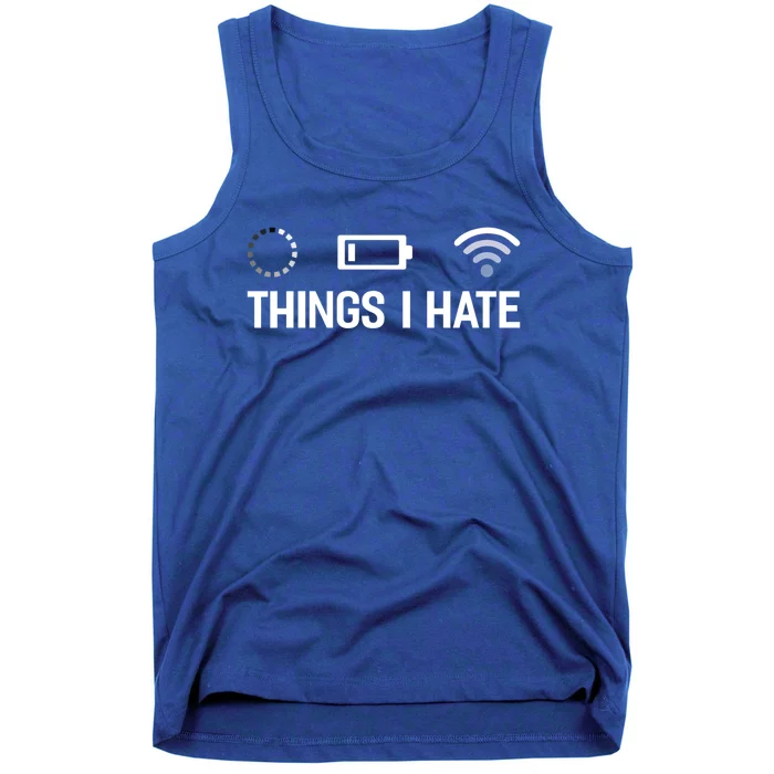 Things I Hate Computer Scientist Nerd Programmer Geek Funny Meaningful Gift Tank Top