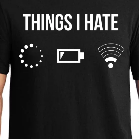 Things I Hate Funny Programmer Gift Pajama Set