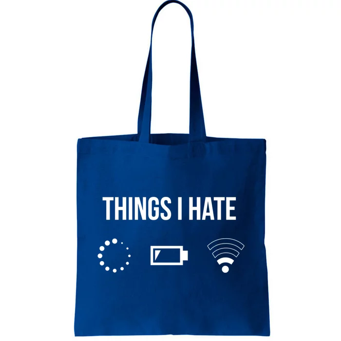 Things I Hate Funny Programmer Gift Tote Bag