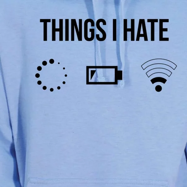 Things I Hate Funny Programmer Gift Unisex Surf Hoodie