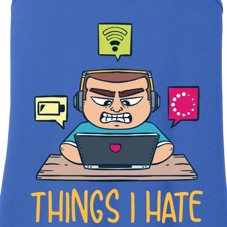 Things I Hate For Computer Programmer Gift Ladies Essential Tank