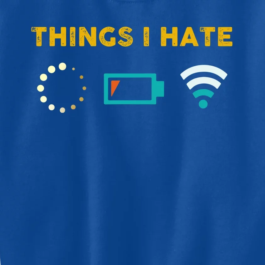 Things I Hate Gamer Computer Gift Kids Sweatshirt