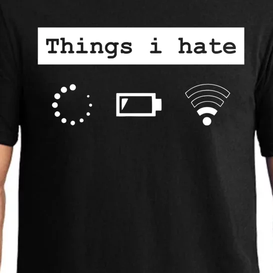 Things I Hate Gamer Nerd Design For Gamer And Pc Lover Gift Pajama Set