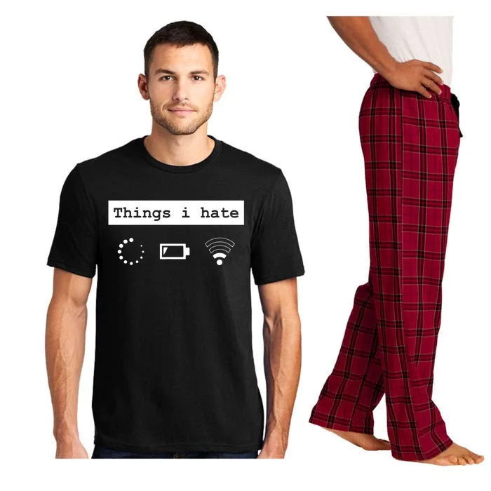 Things I Hate Gamer Nerd Design For Gamer And Pc Lover Gift Pajama Set