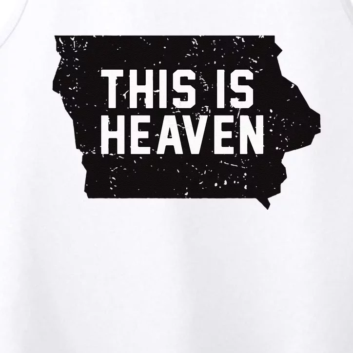 This is Heaven Iowa State Field Baseball Inspired Performance Tank