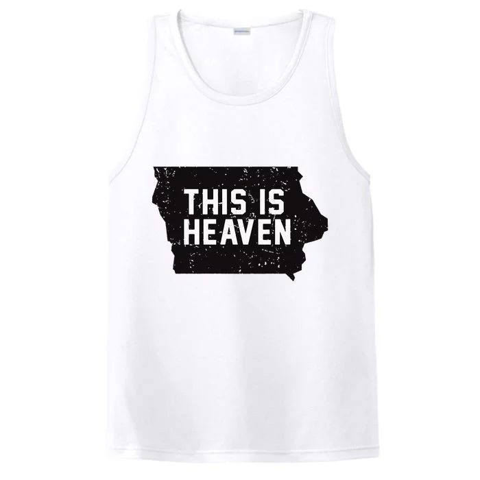 This is Heaven Iowa State Field Baseball Inspired Performance Tank