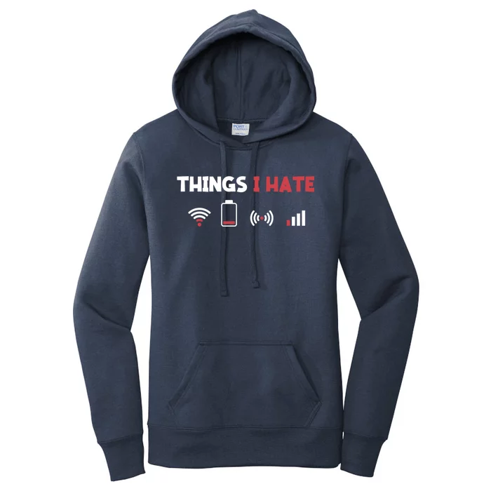 Things I Hate Information Technology Computer Whisperer Gift Women's Pullover Hoodie