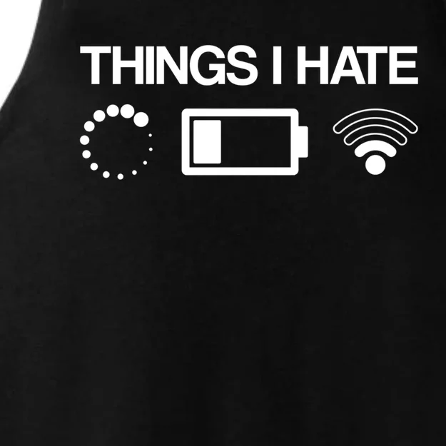 Things I Hate Programmer Coder Coding Developer Software Meaningful Gift Ladies Tri-Blend Wicking Tank