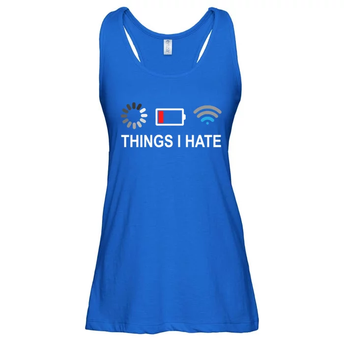 Things I Hate Funny Programmer Gamer Computer Nerd Streaming Meaningful Gift Ladies Essential Flowy Tank