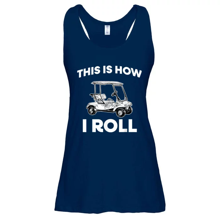 This Is How I Roll Golf Cart Ladies Essential Flowy Tank