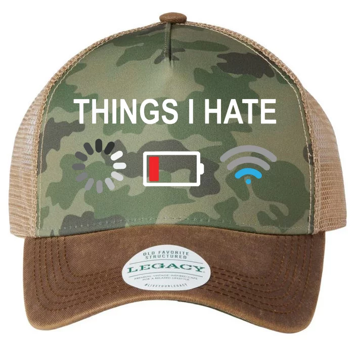 Things I Hate Funny Programmer Gamer Computer Nerd Streaming Legacy Tie Dye Trucker Hat