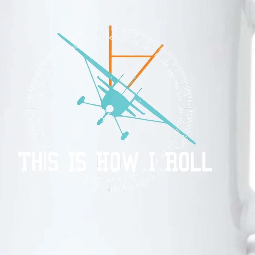 This Is How We Roll Pilot Shirts Funny Airplane Aircraft Tees Black Color Changing Mug