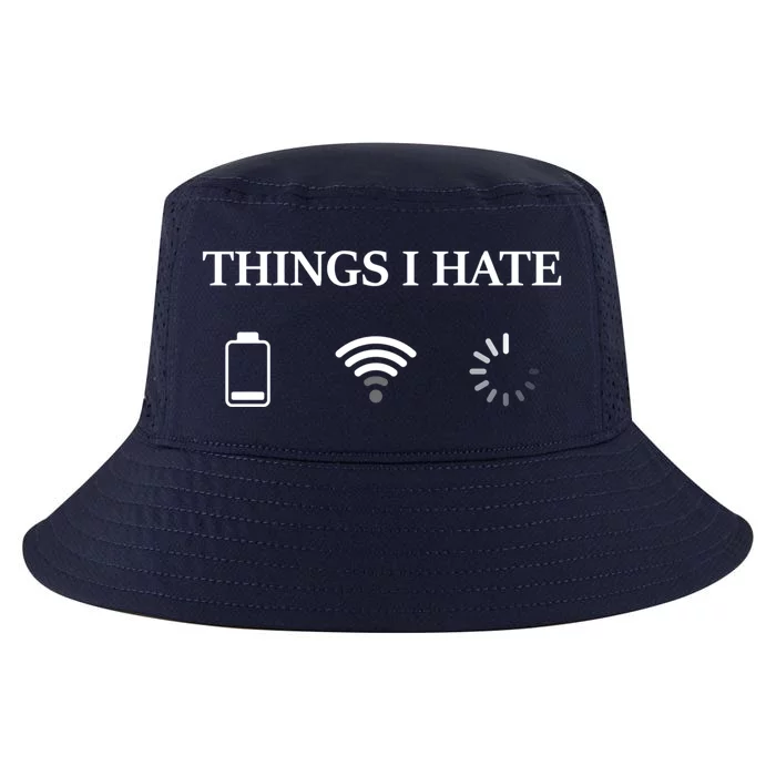 Things I Hate Programmer Gamer Funny Gift Cool Comfort Performance Bucket Hat